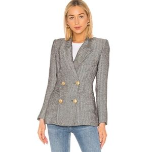 Trendy Smythe Linen Herringbone Blazer